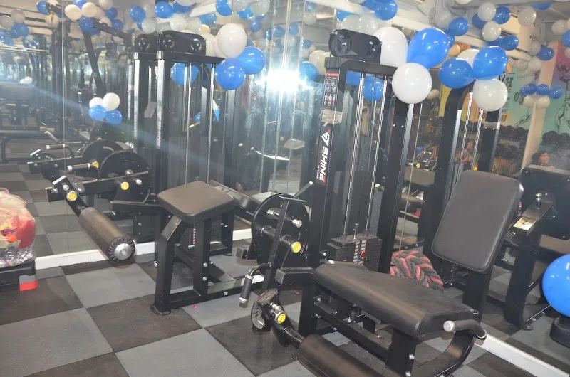 Cable and strength equipment inside Fitness Factory Gym